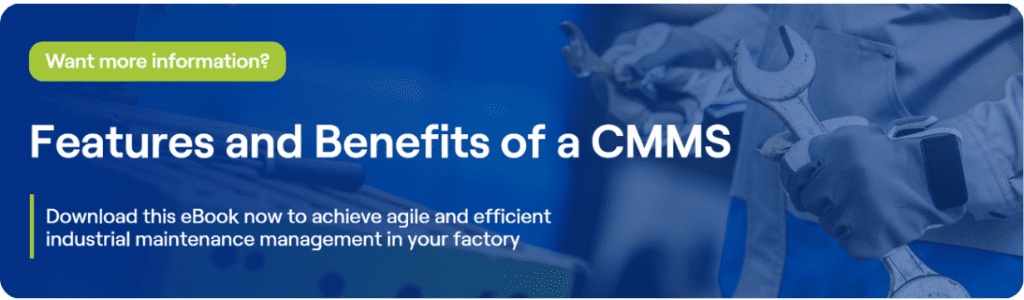 Banner to promote ebook about CMMS