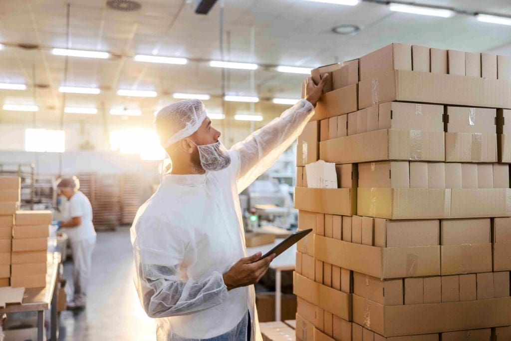 Proceso de inspección en la recepción de materias primas