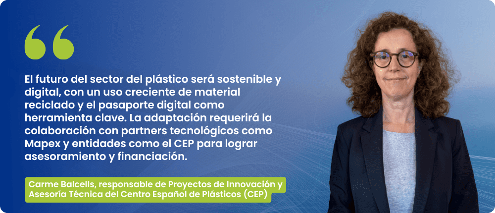 Declaración de Carme Balcells para la entrevista del Centro Español de Plásticos