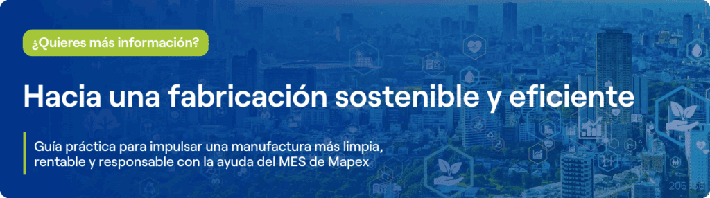 Banner de la guía de sostenibilidad de Mapex