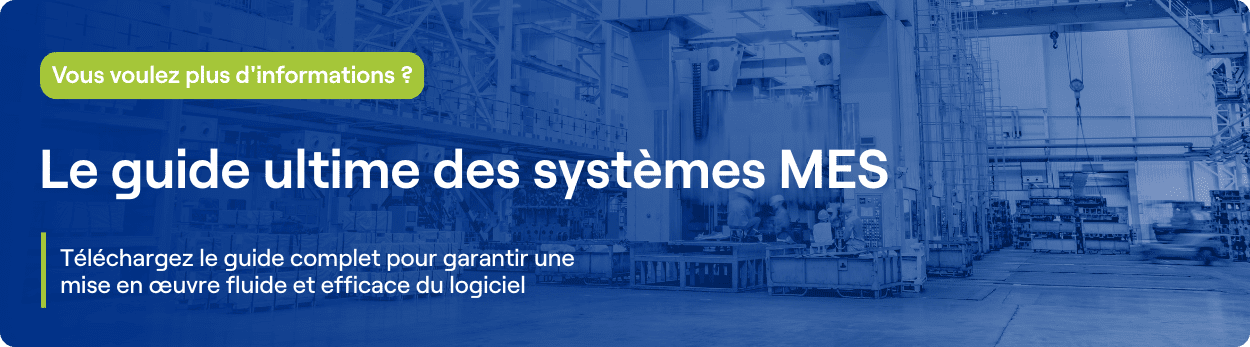 Banner del ebook de Mapex con todo lo que necesitas saber sobre sistemas MES.