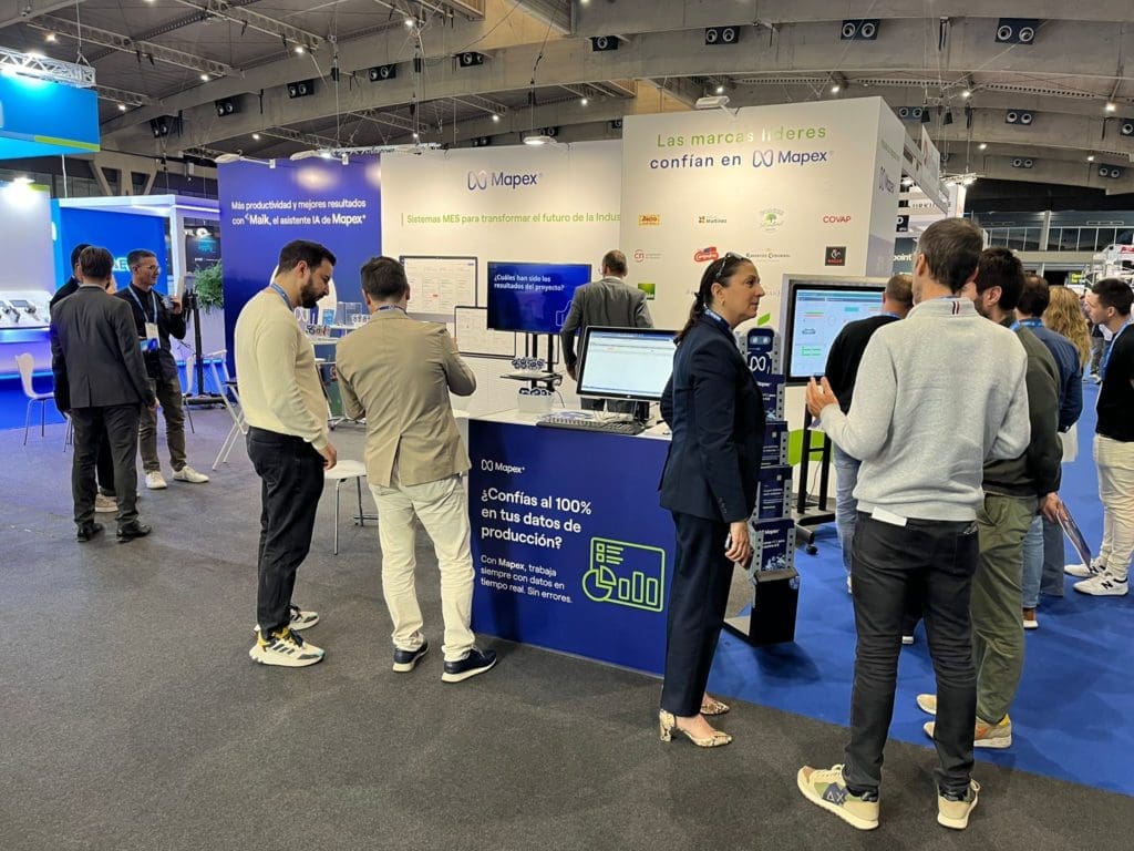 Mapex exhibitor stand at Advanced Factories 2026